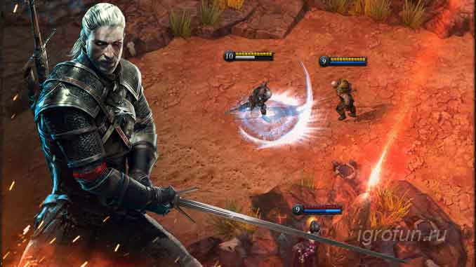Отзыв о компьютерной игре The Witcher: Battle Arena